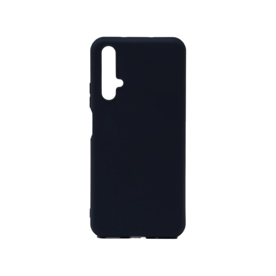 Capa de Silicone Macio para Huawei Nova 5t/Honor 20 Preto